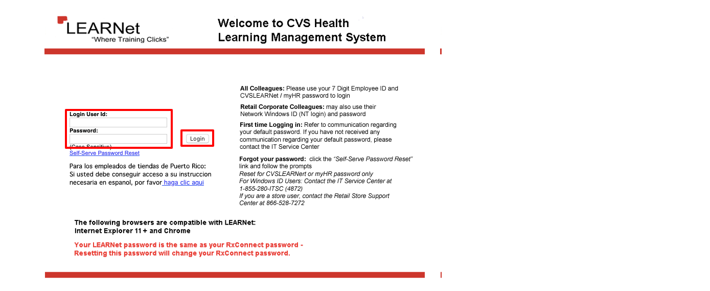 CVS Employee Login Guideline