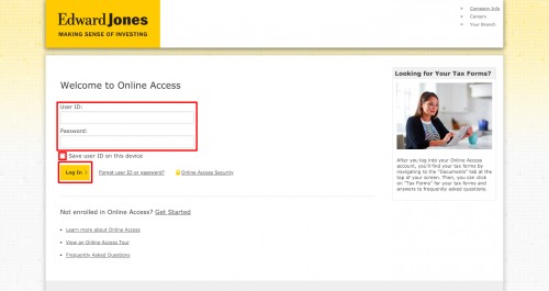 Www edwardjones Edward Jones Investments Login Guidelines