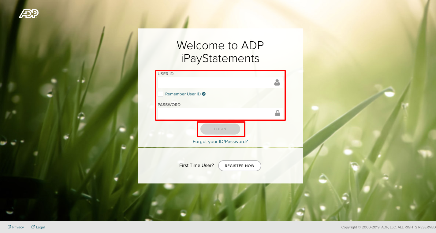 ADP iPayStatements employee Login