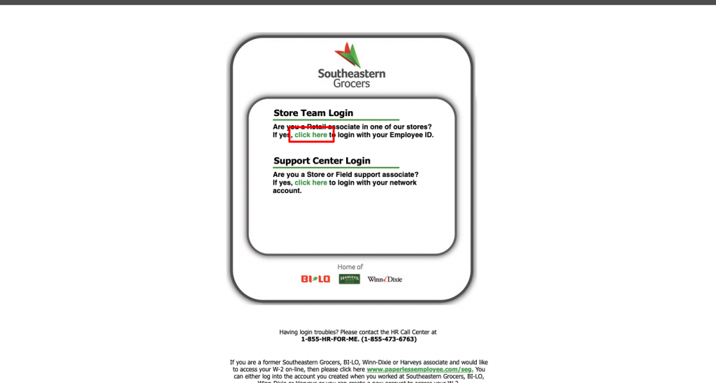 My segrocers Southeastern Grocers Login Guideline