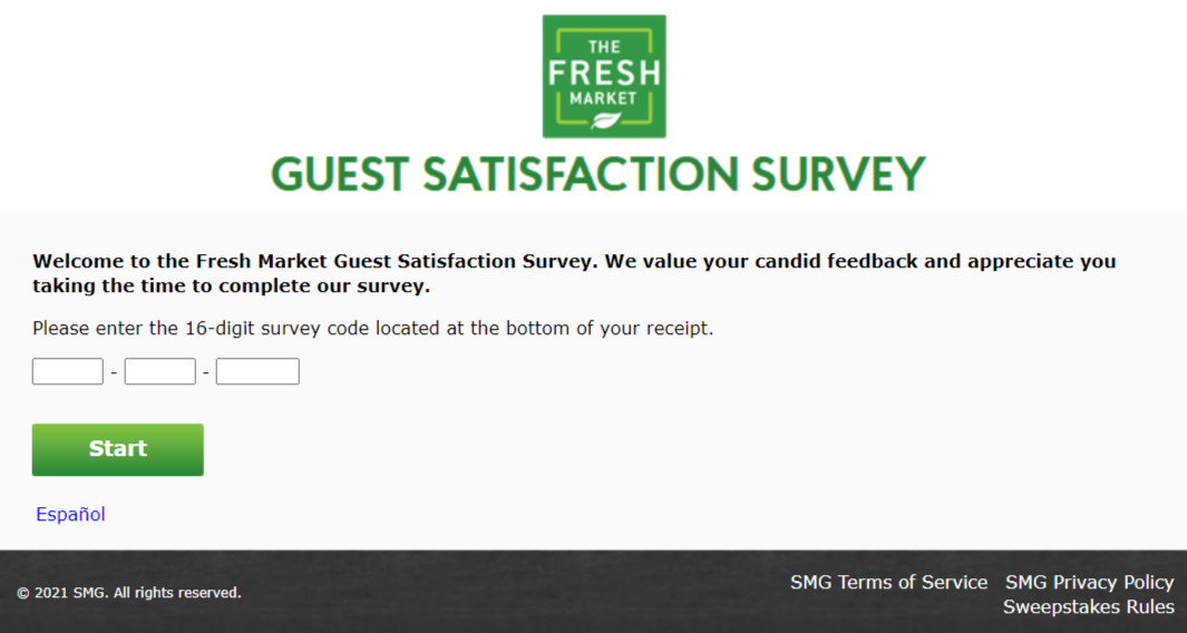 Fresh Market survey